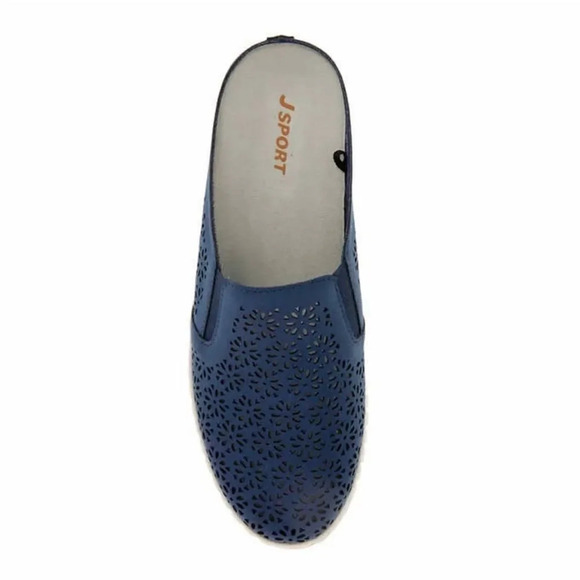 Jsport Ladies' Floral Mule Size 9 Blue New With Box J Sport - Picture 2 of 10